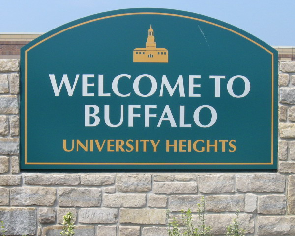 University Heights sign